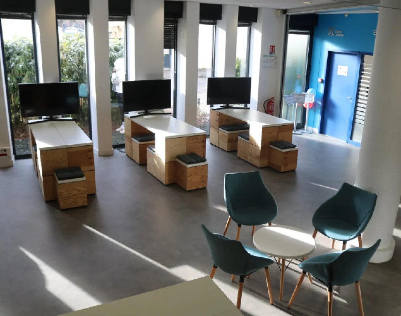 Intérieur du campus de Lyon 2